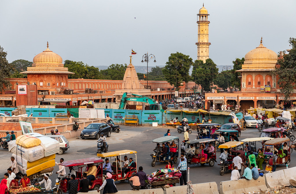 Jaipur Metro construction