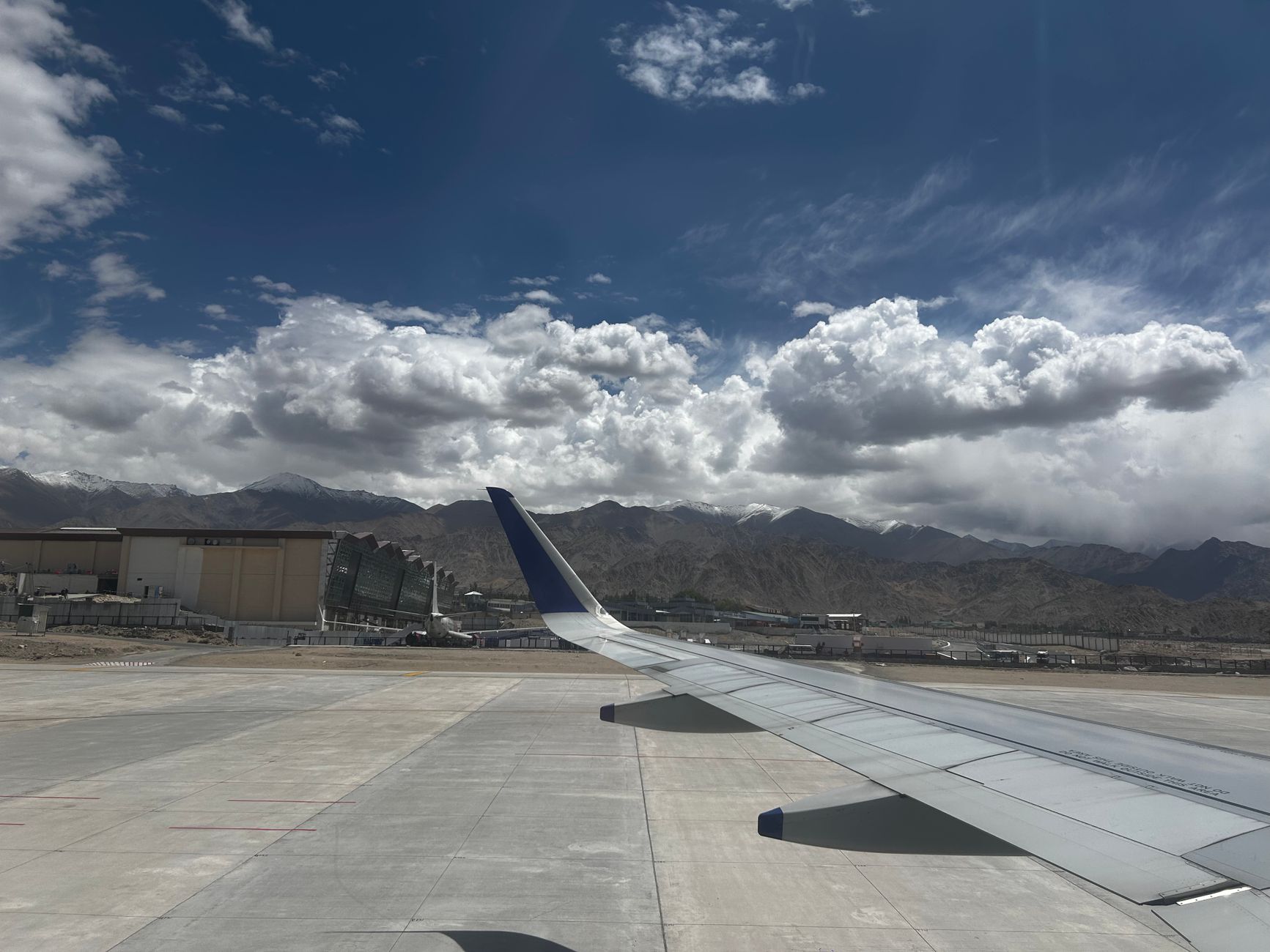 Leh airport terminal